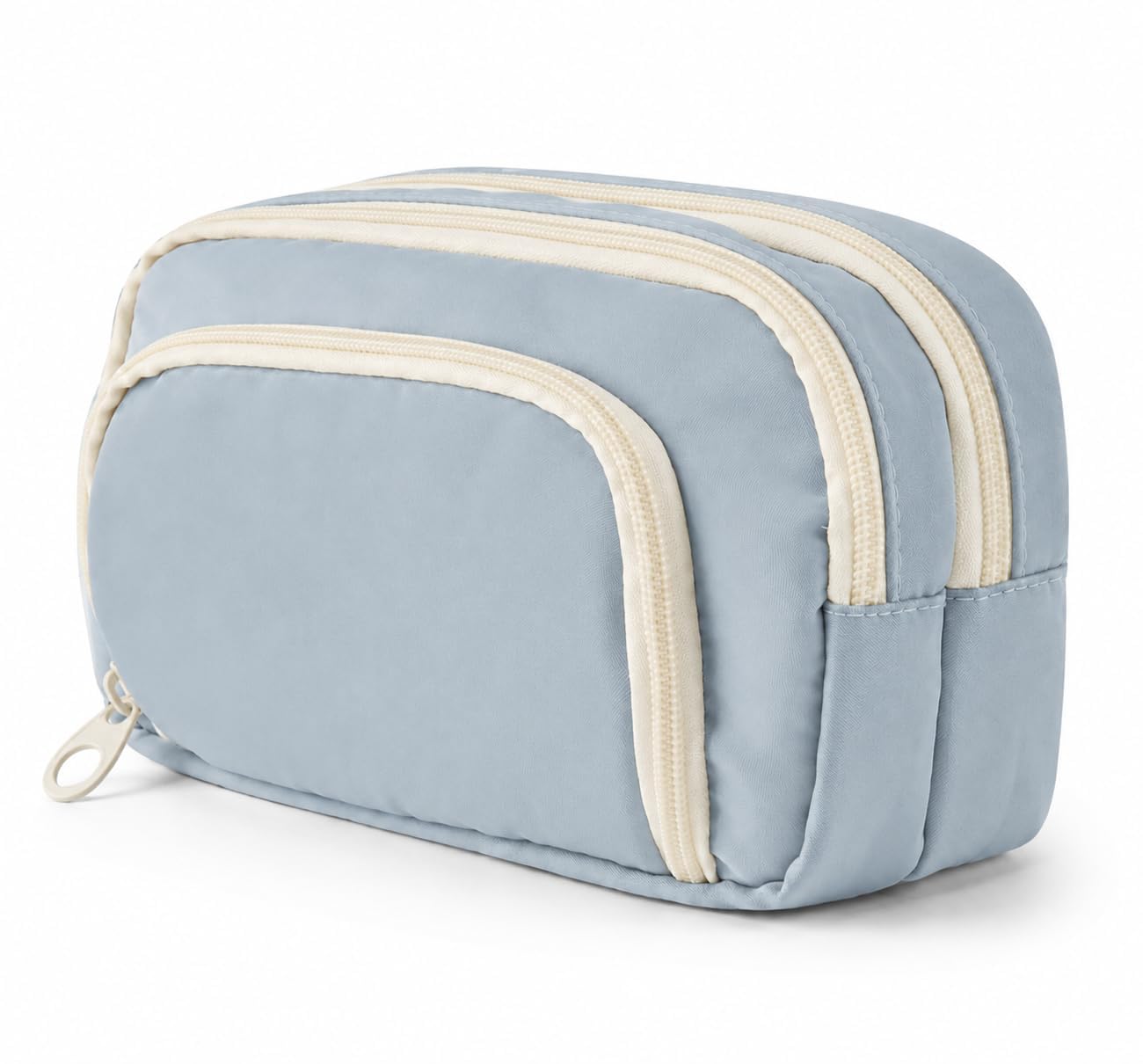 Pencil Pouch for Girls – Multiple Compartment Zipper Pouch with Drawstring Pocket, Aesthetic Pouch for Girl, Kawaii Pencil Case, Cute Pouches for Girls, Return Gift for Kids (Blue-Traveler)-image-23