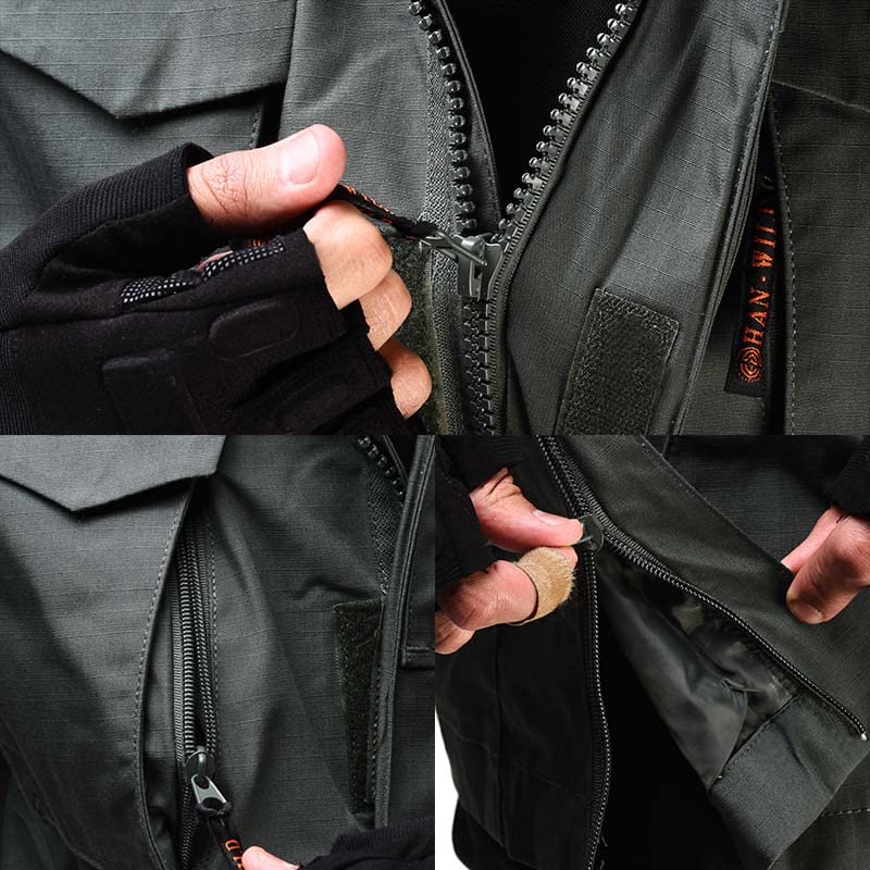 Veste tactique camping et chasse : équipement imperméable XL