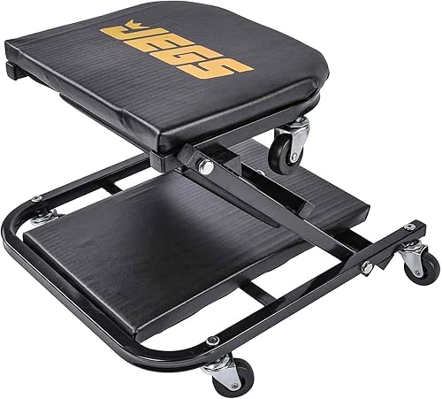 Miniatura 2 de JEGS Creepers plegables 2 en 1 automotriz y Z Creeper - Asiento mecánico de enredadera de 300 libras - Enredadera de perfil bajo con posiciones