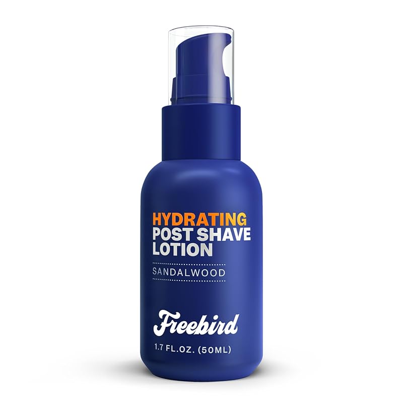 Freebird Loção Pós-Barba Masculina em Gel com 50 mL e fragrância de sândalo