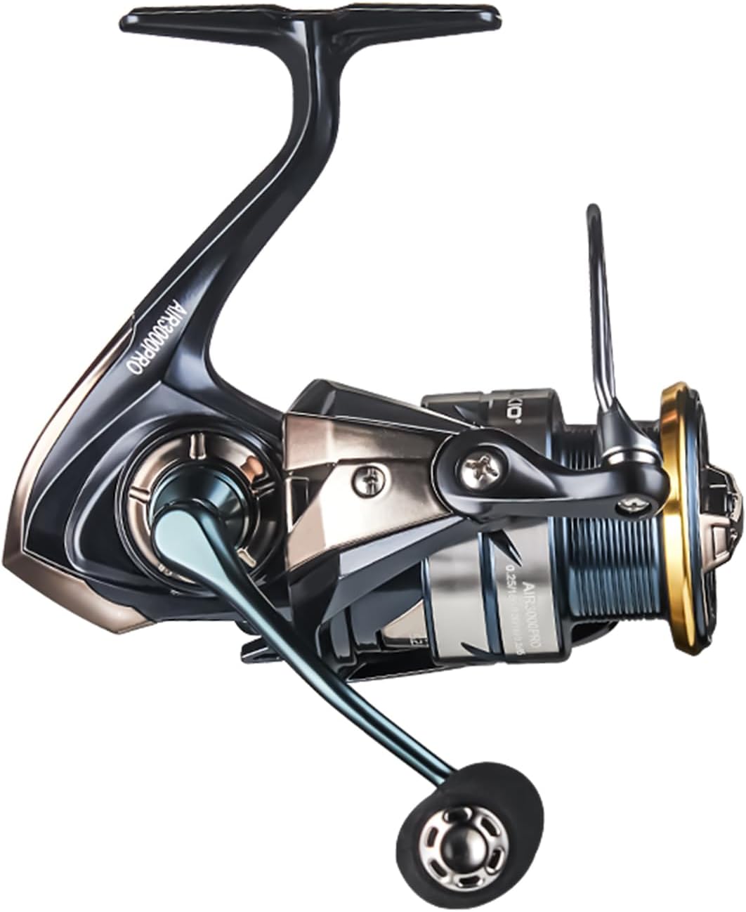 Spinning Reel for Fishing - Saltwater Resistant, Carbon Fiber Lightweight Body, Waterproof Seals, Anti-Tangle Design, Smooth Casting, 18lb Drag, Metal line Guide, Interchangeable Handle