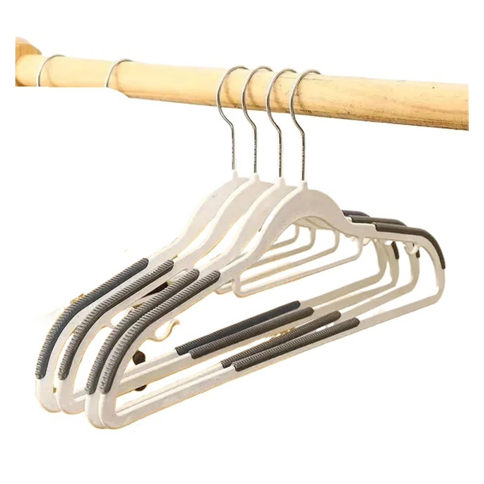 KFGISD, 10Pcs Black/Orange/Grey Multifunctional Wet and Dry Household Hanger Suitable ，Hangers