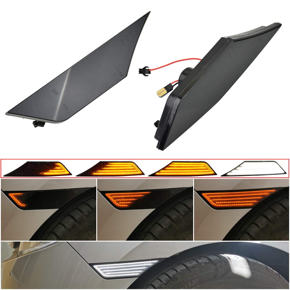 Dinamici LED indicatori di direzione luci laterali per Civic 10th Gen Sedan/Coupe/Hatchback 2016 2017 2018