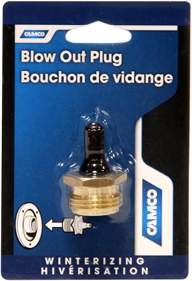 Camco 36153 Blow Out Plug Brass