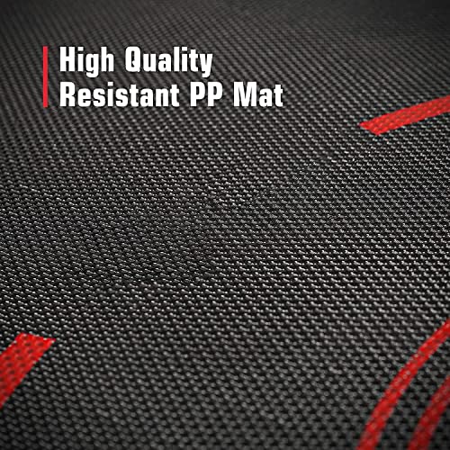 Pelpo 40" Folding Trampoline For Adults, Safe Exercise Trampoline With Silent Bungee Cord, Fitness And Weight Loss Trampoline, Indoor Mini Trampoline For Bounce Workout, Thin Black #TOP4