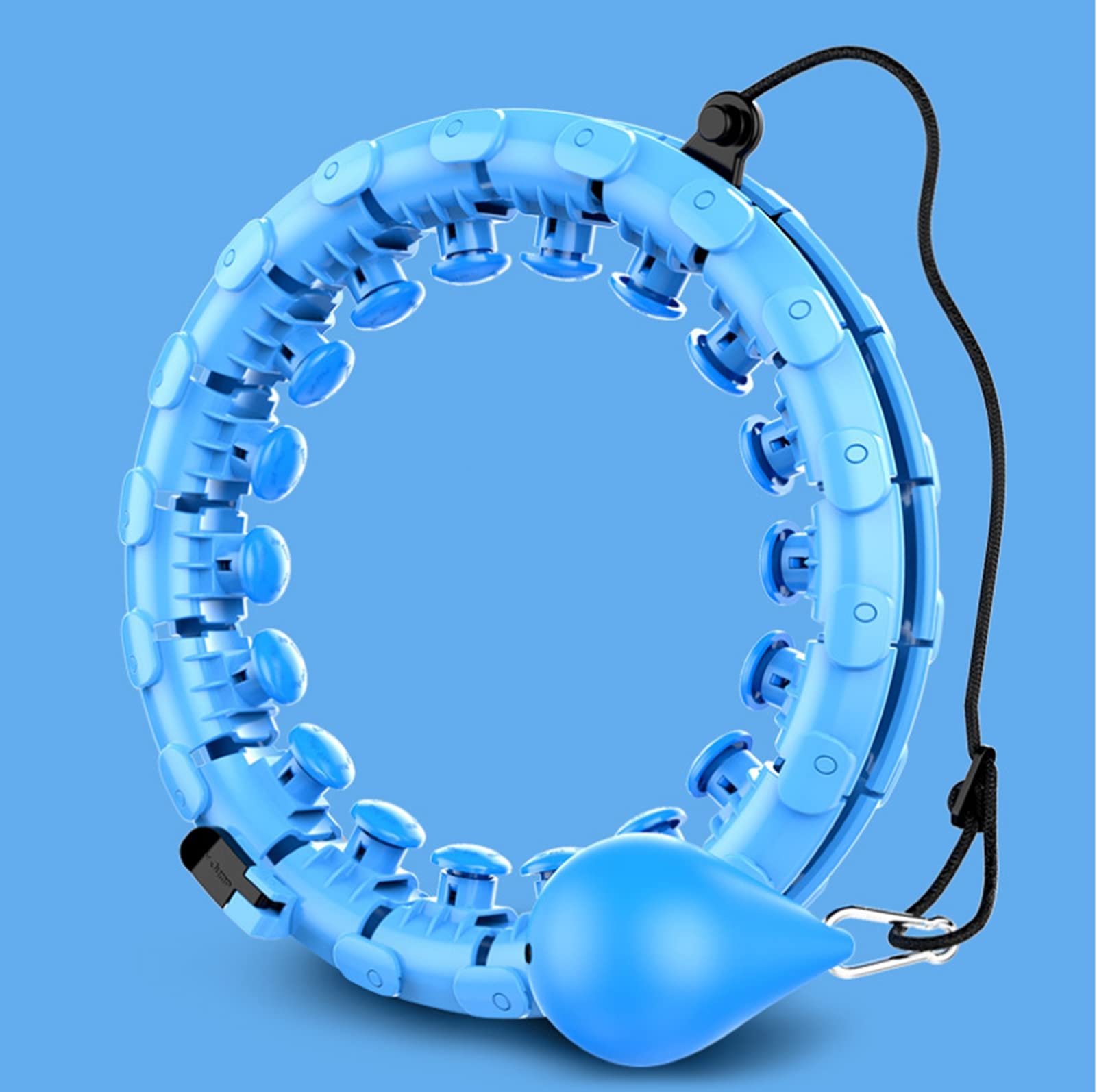 Hula smart hoops minceur à rotation automatique 360° pour brûler les graisses