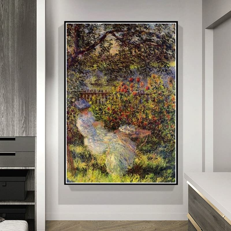 モネ 絵画 楽天市場】絵画 モネ インテリア monet 「 散歩 」 74 × 59cm
