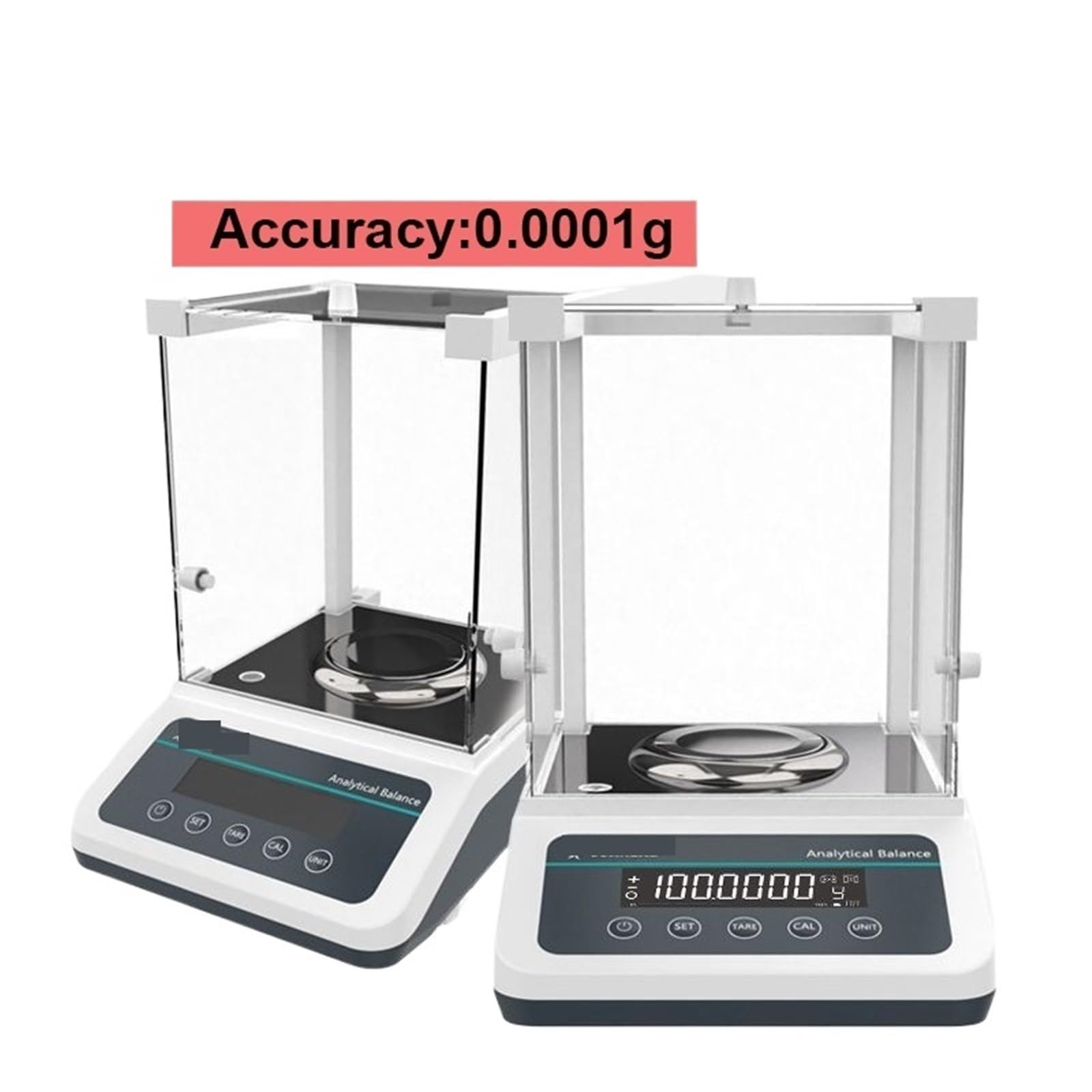 Básculas de laboratorio Balanza analítica, balanza digital electrónica precisión Báscula 120 g 220 Rango 0,0001 Resolución Grado comercial