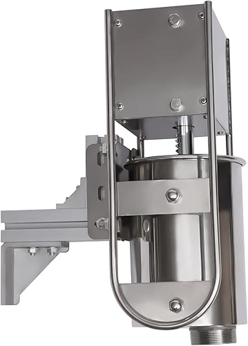 Miniatura 7 de Commercial Churro Maker Machine Manual Churro Filler Stainless Steel Vertical Churro Donut Maker with 3L Fryer Churro Donut Machine with 5pcs