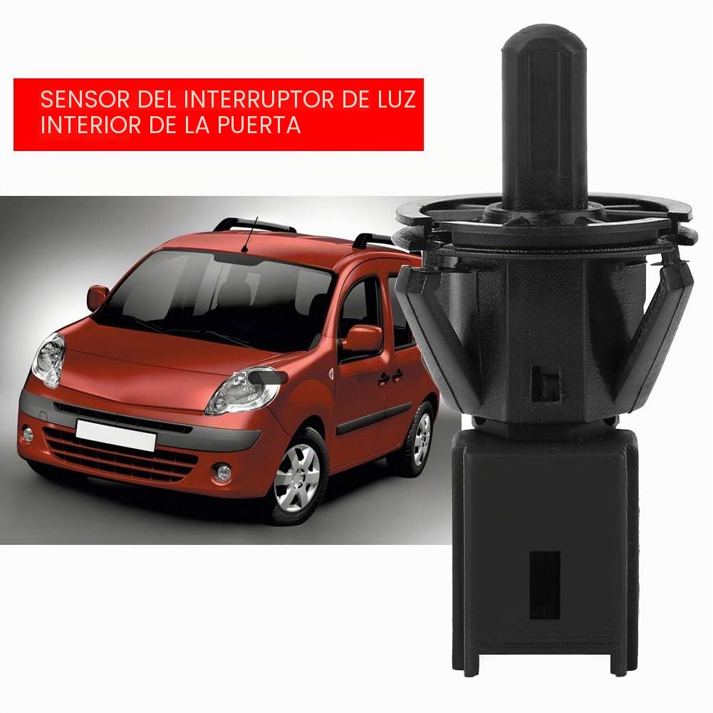 Sensor de Interruptor de Luz Interior de Puerta Sensor de Interruptor de Luz Interior de Puerta de Coche 7700427640 Reemplazo para Clio Megane Scenic Kangoo