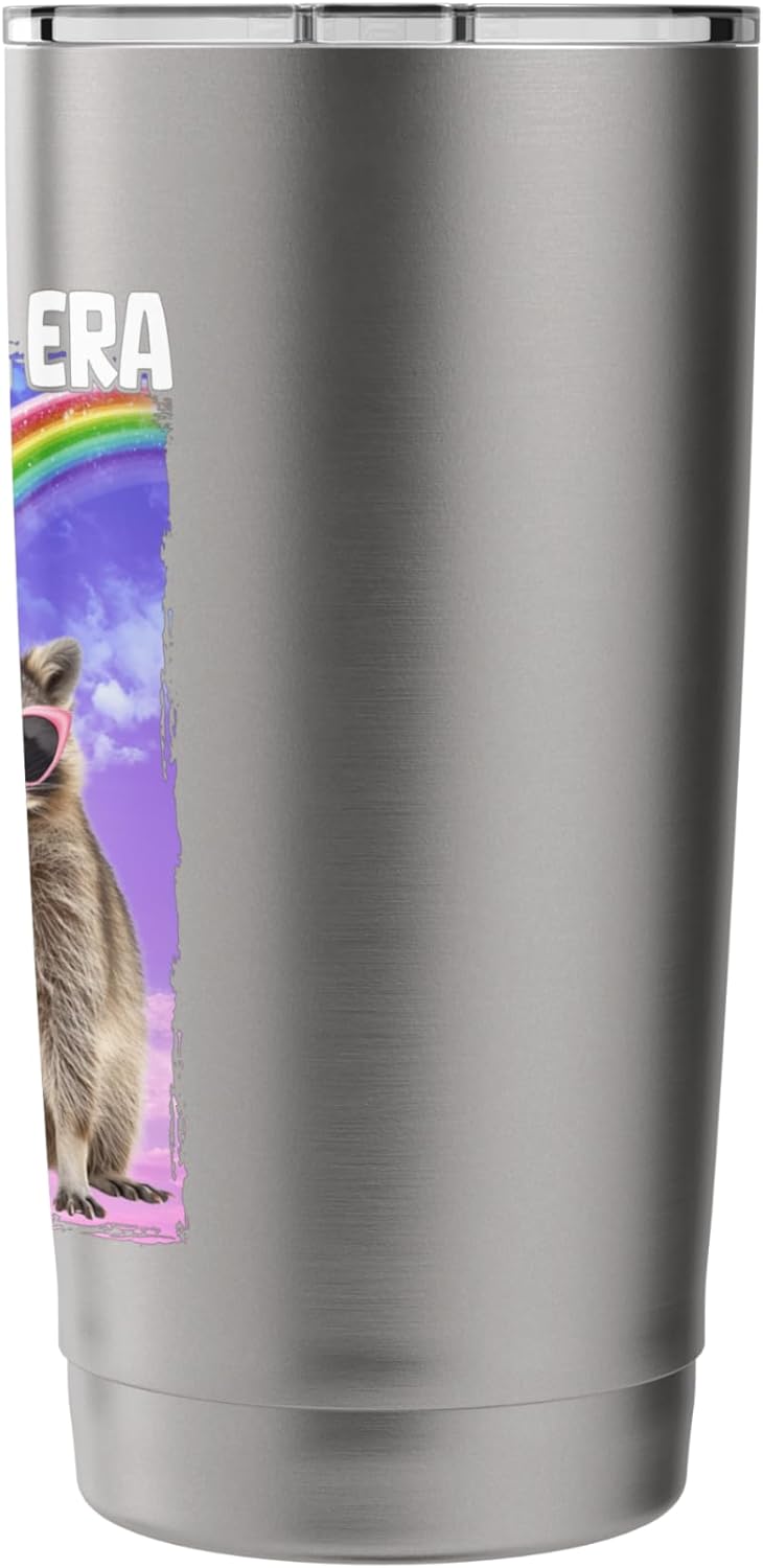 In My Feral Era Raccoon Stainless Steel Insulated Tumbler - Image 2