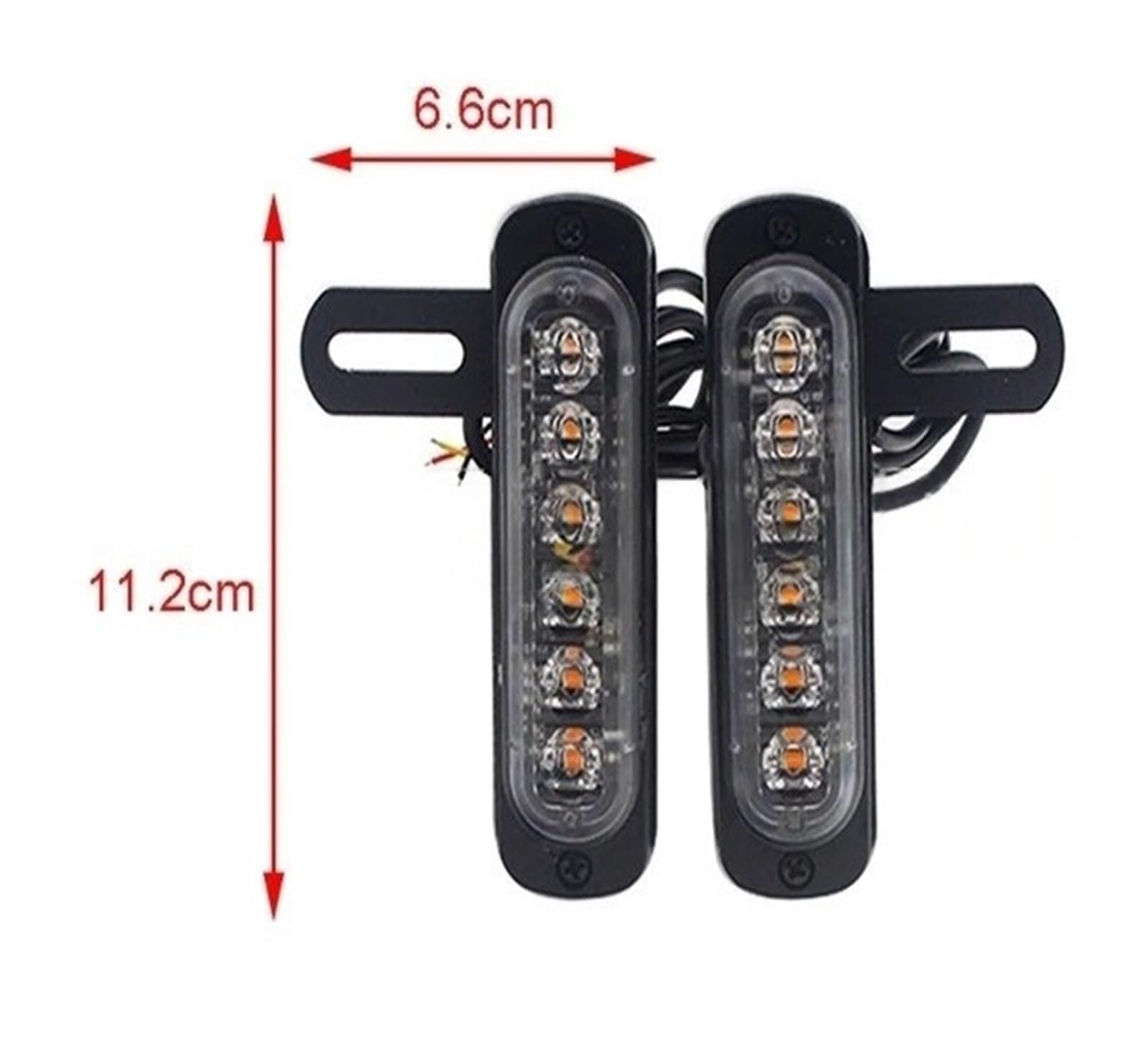 Fanale posteriore per moto Targa LED Luce posteriore freno Lampada stop Luci posteriori moto Fanale posteriore moto Catarifrangente