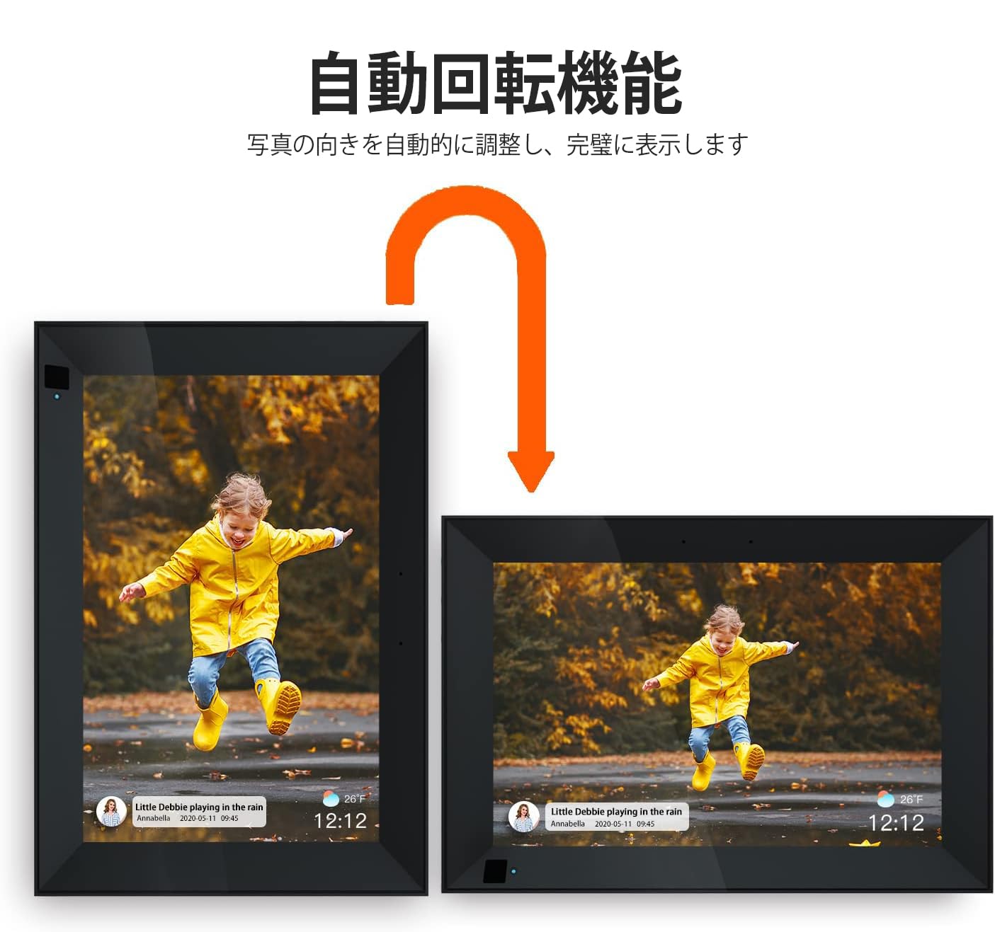 フォトフレーム Social Photo Frame Amazon.com: 17-inch Smart Photo Frame Dual-WiFi Digital