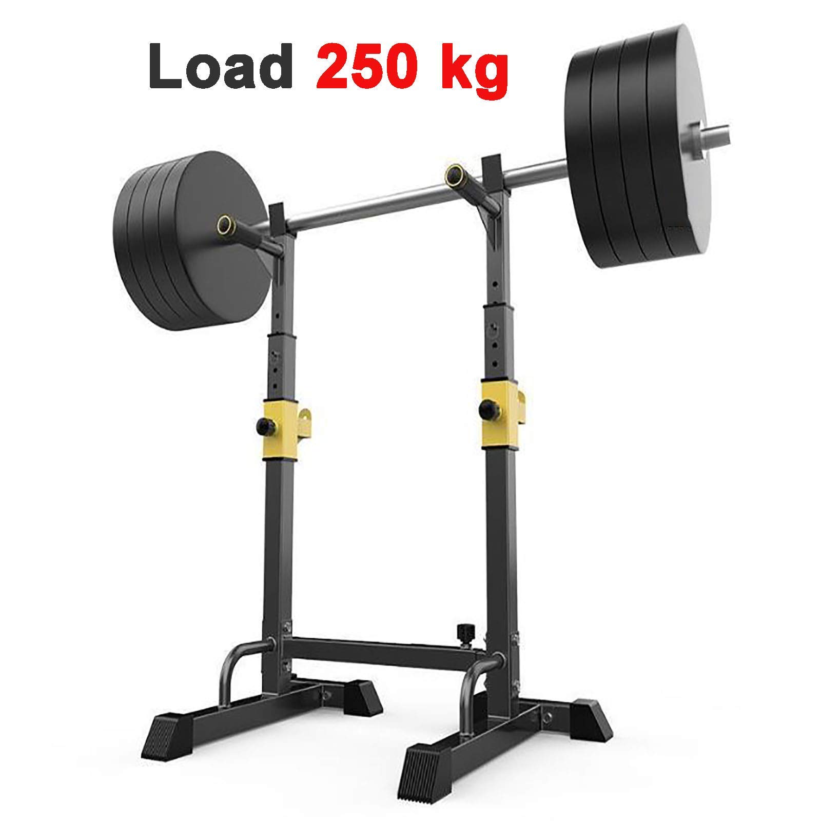 調整可能なバーベルラック Amazon | プロフェッショナルバーベルラックスタンド 300kg 最大荷重