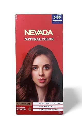 Permanent Hair Dye Chocolate Brown 6.35 – Gray Coverage, Long-Lasting