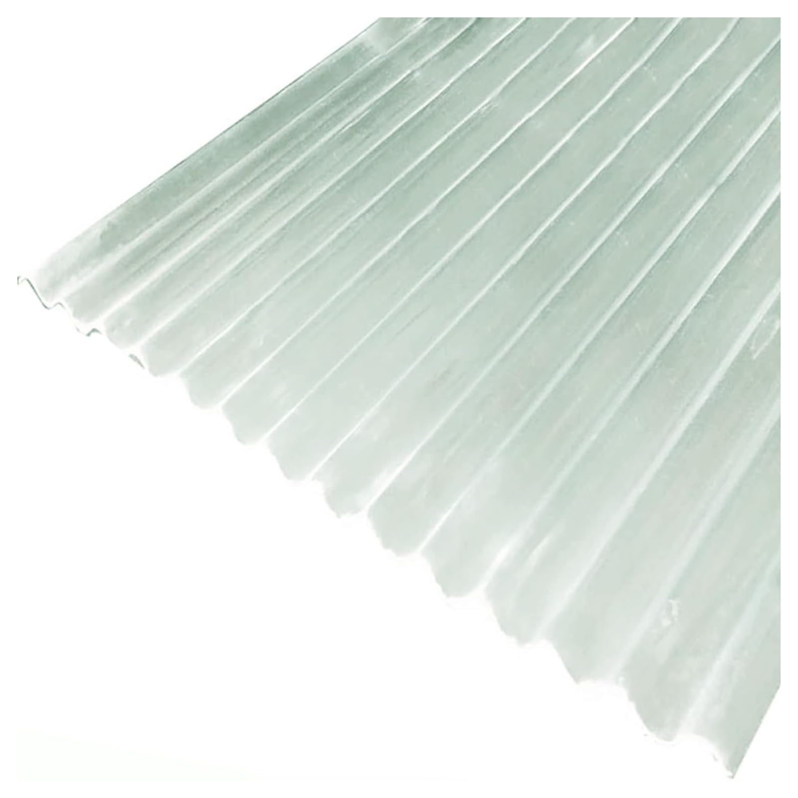 Tôle de toiture transparente en PRV - Plaque de protection pour garage et abri de voiture