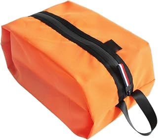 GOWENIC 旅行用鞋袋 带拉链和手柄 (Orange)