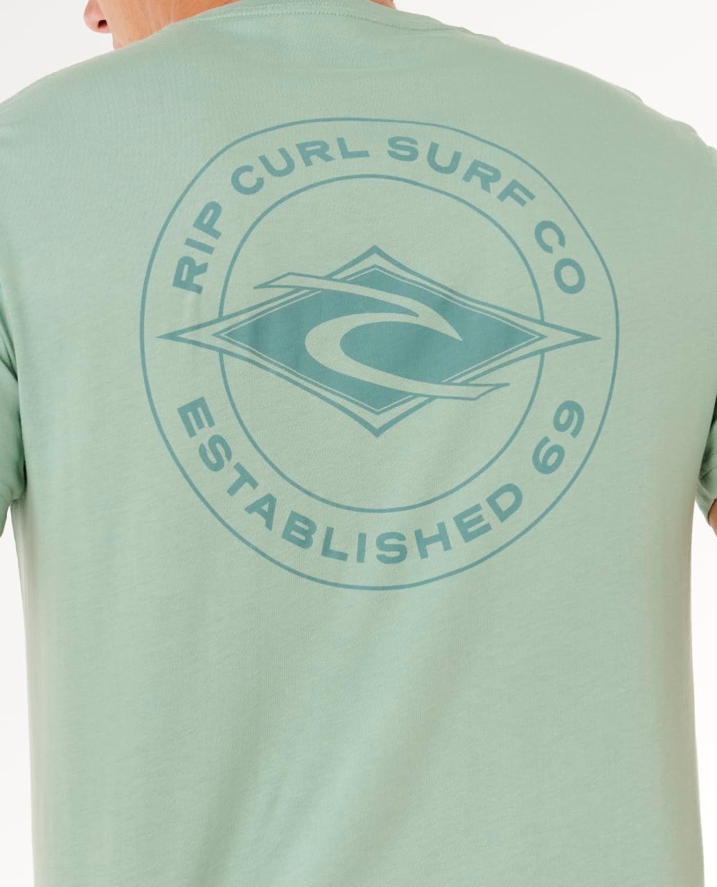 Rip Curl Mens Graphic Short Sleeve Crew Neck T-Shirt, Standard Fit - Image 2