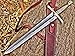 22 Inches Swords Battle Ready, Master Sword Amazing Short Sword, Handmade Damascus Sword, longsword, Viking Sword, Excellent & Beautiful Gift for him (Longsword) (Final Battle)