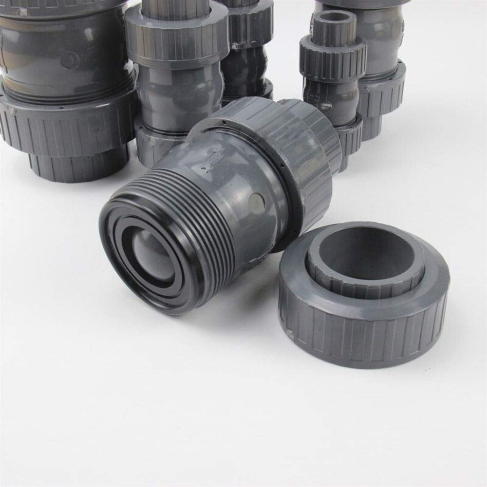 Rückschlagventil, Absperrventil, Hochdruck-Rohrverschraubung for Gartenbewässerung, Aquarium, Aquarium(50mm)