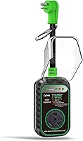 Vista 9 de EyGde Adaptador RV de 30 amperios a 50 amperios con protector de sobretensiones, NEMA TT-30P macho a enchufe hembra 14-50R, analizador de circuitos