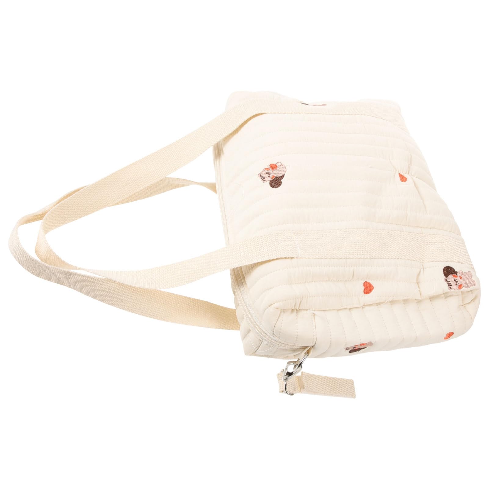 Borsa per Pannolini per Passeggino in Cotone, Comoda e Portatile, per Viaggio, Spazio per Pannolini e Uso Quotidiano