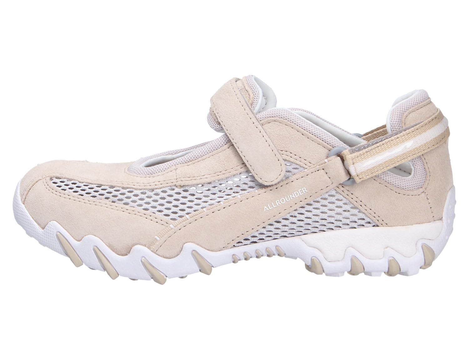 Allrounder GEMÜTLICH Hausschuh SPORTLICH Frauen NIRO Nubuck-REJLLA BEIGE