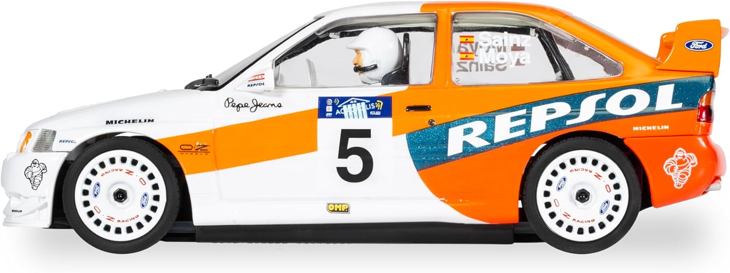 Scalextric Ford Escort Cosworth WRC 1997 Acropolis Rally Carlos Sainz 1:32 Slot Race Car C4426