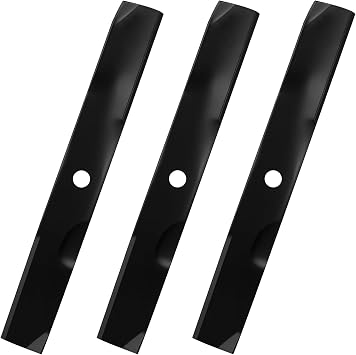Aeagle GY20569 M115496 Blades for John Deere 325 335 345 425 445 455 GT245 F725 Scotts GT2554 S2554 Sabre 2354HV 54 Deck Lawn Mower Tractor, Replace M111523 M113518 M115329, Medium Lift, Black