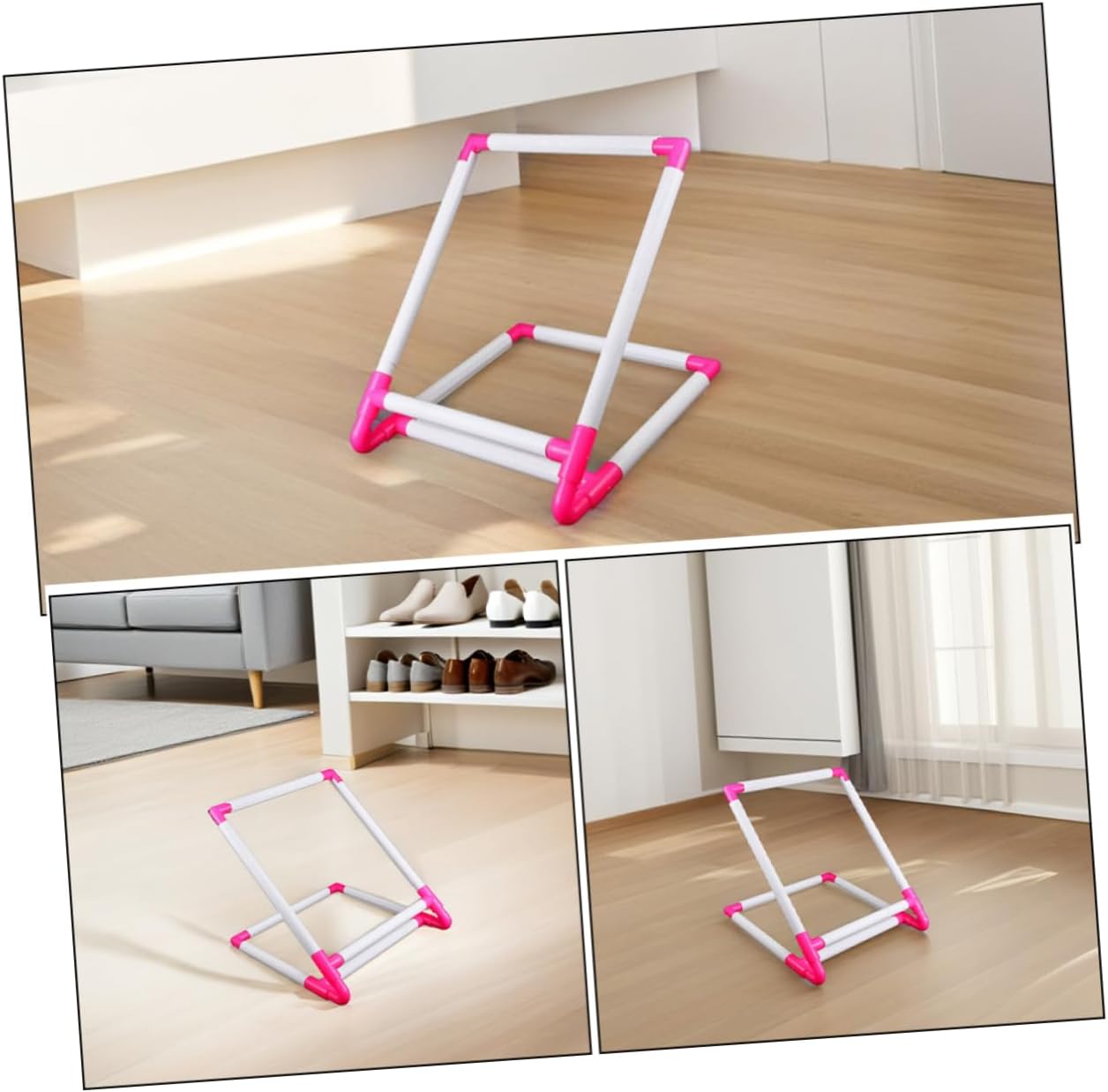 Homoyoyo Embroidery Hoop Stand Clamp Style Needlework Frame for Cross Stitch Quilting Projects Space Saving Tabletop Design Adaptable Dimensions for Crafting