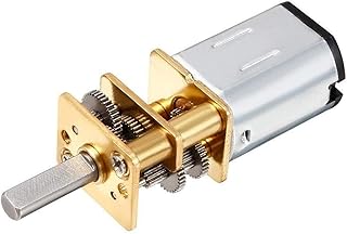 DLLTEC Qinlu-DC Motor DC 3V/6V/12V N20 Mini Micro Metal Gear Motor with Gearwheel DC Motors 15/30/50/60/100/200/300/500/1000RPM, Solidly Constructed (Size : 30, Color : 6V)