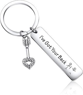 Ive Got Your Back Best Friend Keychain Friendship Gifts For Men Women