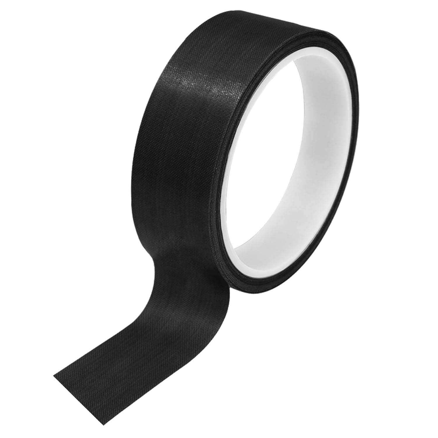 30mm x 10M PTFE Teflon Tape, Heat Resistant Tape Adhesive, Heat Resistant Up to 300℃, for Household Hand Vacuum Sealer, Industrial Welding, 0.13mm Thick (black)