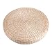Cojín de Asiento 40cm Puf Redondo Cojín Tatami Cojines de Suelo Paja Meditación Suave Estera de Yoga para el hogar