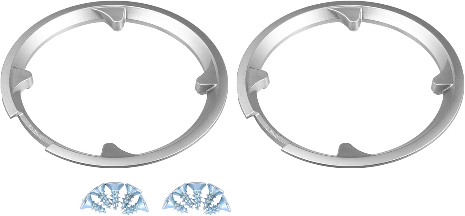 X AUTOHAUX 2pcs 42 Teeth 10.5cm 4 Holes Bicycle Bike