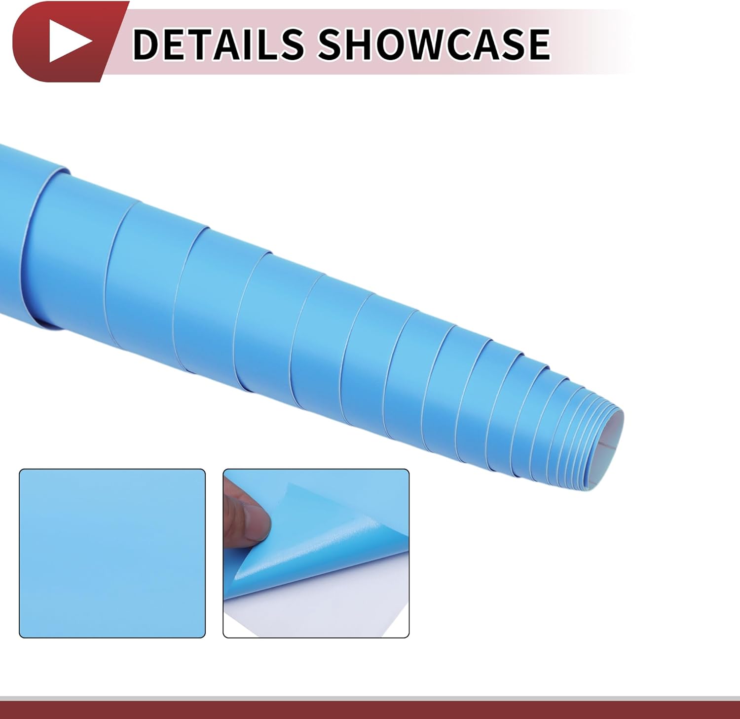 Matte Light Blue Car Wrap Film 90x152cm(3ft x 5ft) Vinyl Wrap Cover 5.5mil PVC 1 Pc Universal