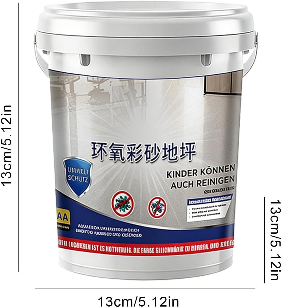 Epoxy Colored Sand Paint - Self Leveling Wear Resistant Coating,Epoxy Colored Sand Floor Paint,for Indoor Outdoor Shower Room Concrete Building House Home Dorm Apartment