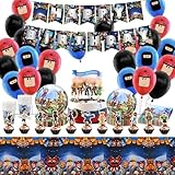 Design unique sur le thème du jeu : la vaisselle de fête d'anniversaire vous plongera dans le monde rêveur du dessin animé, que les adultes et les enfants vont adorer. Cet ensemble de vaisselle au design unique décorera parfaitement l'anniversaire de votre enfant.