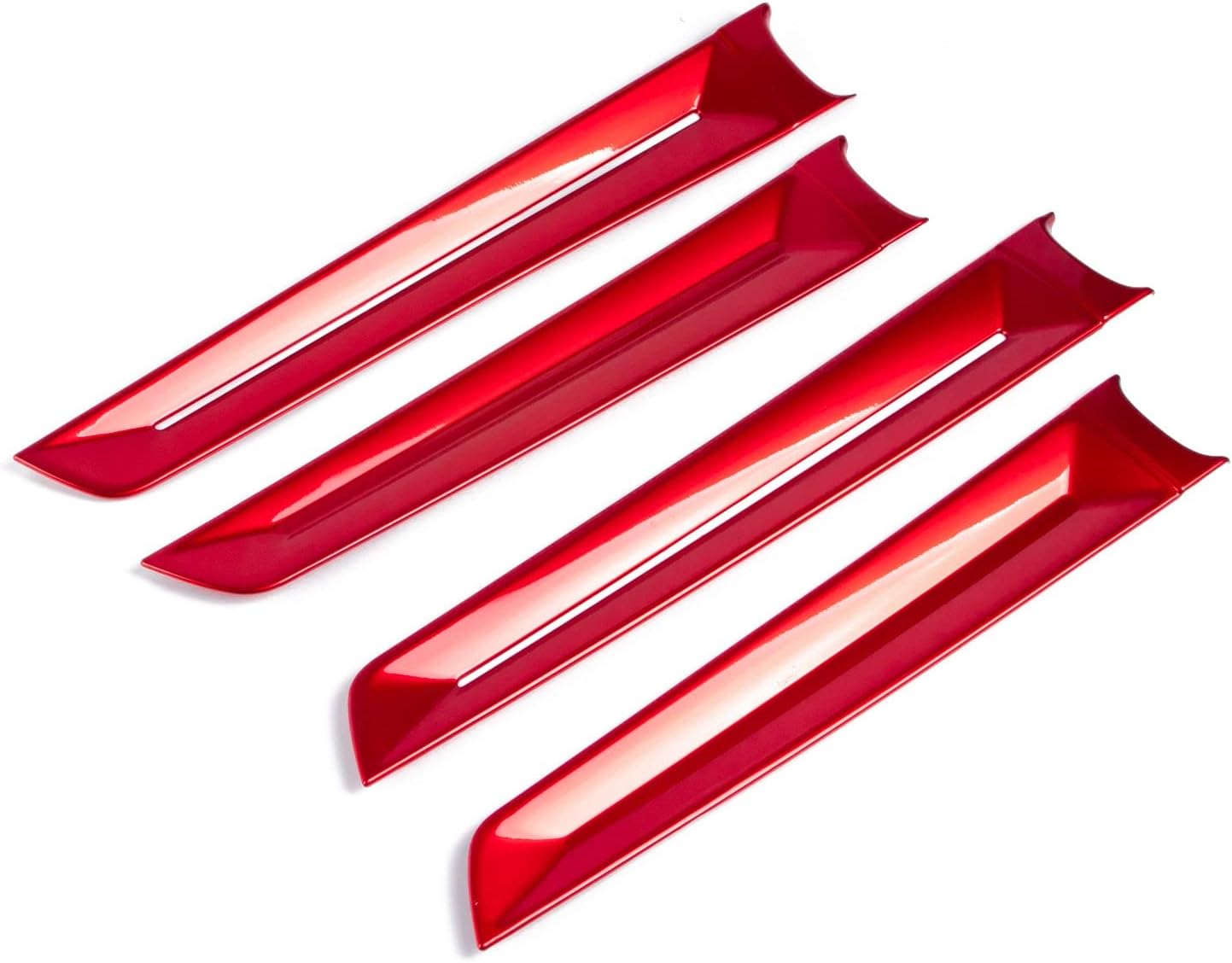 x xotic tech Interior Side Door Panel Strip Cover Trim, Sporty Red, Compatible with Honda Civic 11th Gen 2022 2023 2024 2025 2026