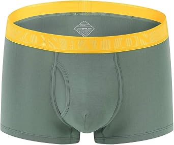 ZONBAILON Comfort Fly Boxer Briefs for Men Classic Boxers Multipack Long Trunks Underwear