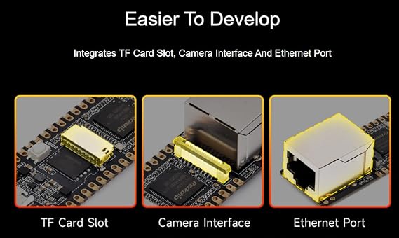 LuckFox Pico Plus RV1103 Linux Micro Development Board Integrates ARM Cortex-A7/RISC-V MCU/NPU/ISP Processors With Ethernet Port Without Header