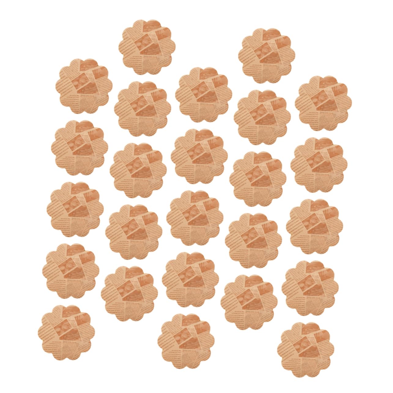 PRETYZOOM 500pcs Grease-proof Snack Paper Baking Paper Pad for Baking Snack Fruit Roll Ups