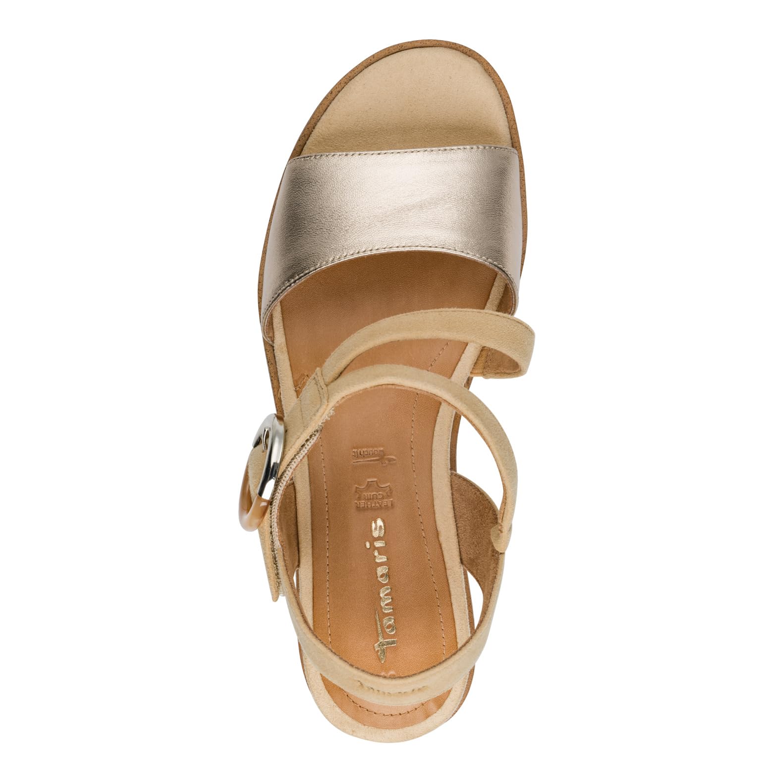 Tamaris Damen Keilsandalen, Frauen Sandalen,TOUCHit-Fußbett