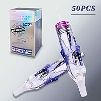 Vista 5 de BRONC V2 Green Rotary - Bolígrafo de tatuaje y 50 cartuchos de aguja RM estándar #12 surtidos