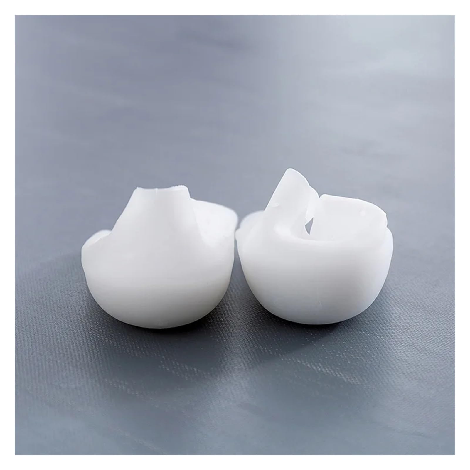 Skarpety silikonowe z podwyższającą wysokością unisex, żelowe podkładki na piętę, ortopedyczne wsparcie pięty, podkładki do masażu stóp, 5 cm (białe, 3 cm)