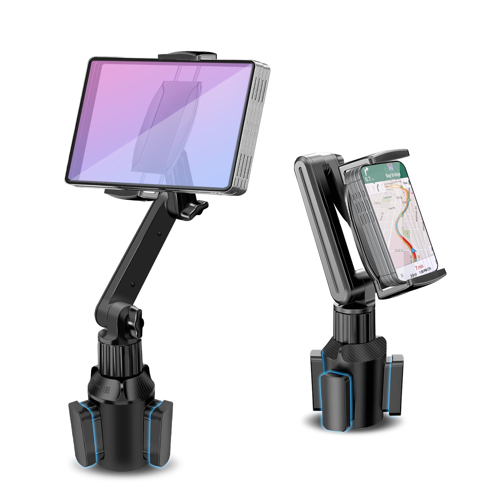 Support Tablette Voiture Kolasels - Fixation Appuie-tête Réglable Pour IPad, Samsung, Smartphones