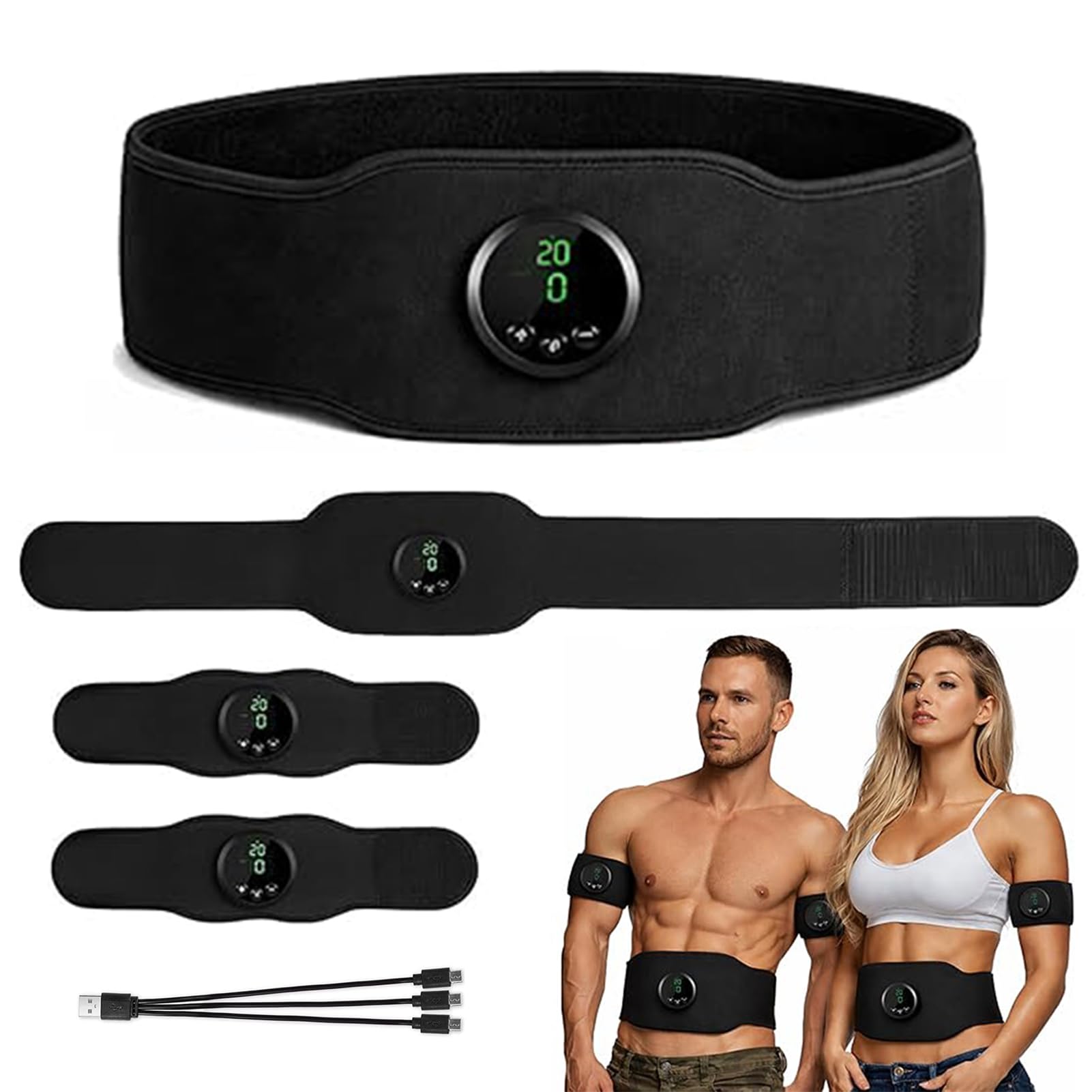 CHENRI Apeborn Next Gen Ultra Muscle Fitness AB Belt, Electronic