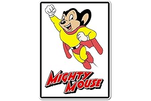 Mighty Mouse Superhero 90's Cartoon Stickers