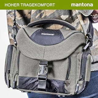 Mantona Premium Kameratasche, "21693" Taupe