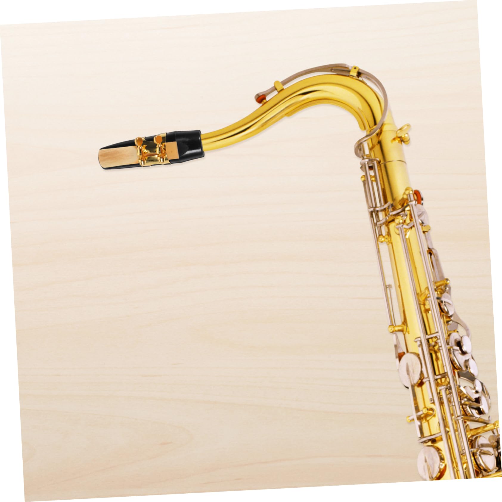 Abaodam 3pièces Saxophone Alto Avec Embouchure Professionnelle De Bec Couvre-bec Anche Et Coussinets Pour Musiciens